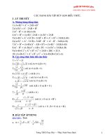 CHUYÊN ĐỀ RÚT GỌN