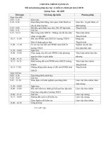 Chương trình tập huấn môn GDCD hè 2009