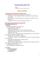 Mau Ke hoach to chuyen mon