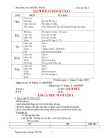 giao an hai lop 1 chuan ...