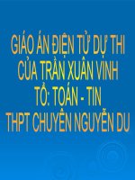 Tiết 29-30: Phương trình mặt phẳng