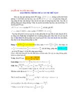 PP giải pt chứa căn