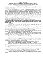 Phương hướng hoạt động công tác Công đoàn nhiệm kì 2010-2012