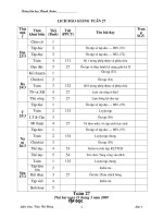 Giáo án Lớp 4 Tuần 27