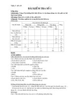 de kiem tra trong hoc ki I