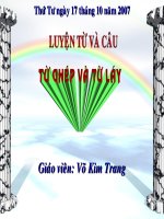 LTVC: Từ ghép - Từ láy