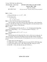 De+Dap an de thi cap III ha nam(2009-2010)