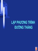 Đường thẳng trong kg(Oxyz)