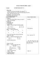 GIÁO ÁN BUỔI CHIỀU- tuần 4