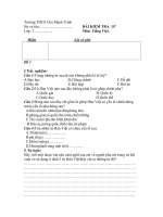 DĐề kiểm tra tiếng việt