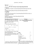 Bài 7. BT về chuyển động thẳng BĐD