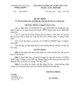 Tiêu chí xếp loại