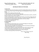 Kế hoạch tháng 10-2010