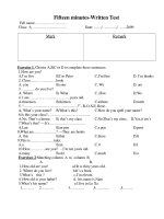 Bai kiem tra TA 6 15''''