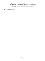 Bài tập ôn chương I - DS9