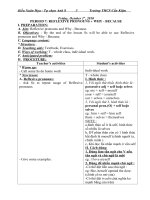 TC - Anh 8: Tuần 7: Reflexive pronouns and Why - Because