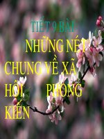 bai7 nhung net chung ve che do phong kien