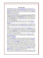 Vài nét về  Vũ Ngọc Nhạ