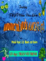 Amoniac va muoi amoni