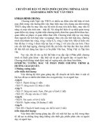 CHUYÊN ĐỀ NGỮ VĂN THCS