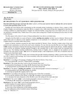 Đề thi và ĐA Tiếng Anh ĐH khối D năm 2009