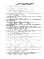 chuyên đề điện phân -hè 2009