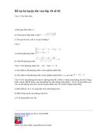 Đề tự ôn luyện thi vào lớp 10 số 02.doc