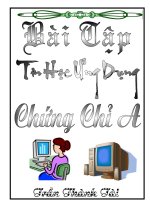 bai Tap Chung Chi A Tin Hoc