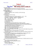 G.a lớp 4 tuần 8 ( BL )