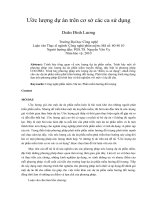 Ước lượng dự án trên cơ sở các ca sử dụng