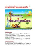 Phần mềm học tiếng Anh tuyệt hay (giành cho trẻ em+người lớn)