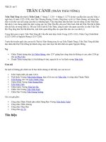 Tiết 21: Vua Trần Thái Tông