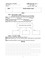 De kiem tra hoc ky I - Dia ly 6789