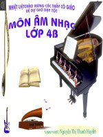 Tuan 6: - Tap doc nhac : TDN so