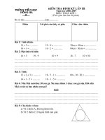 Toán 1 (lần 3) năm 2007