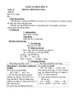 giáo án hóa 8 mói tinh