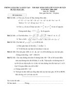 Đề thi HSG To9 (08-09)