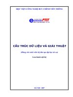 Giáo trình cấu trúc dữ liệu và giải thuật.