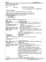 Ngữ văn 11- chuẩn- tuần 1 đến tuần 36