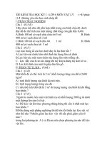 đề kiểm tra vât lý học kỳ 1