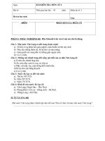 Kiểm tra hk1 Sử 6