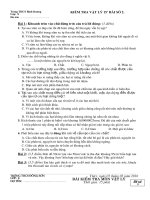 kIỂM TRA 15'''' BÀI SỐ 2