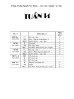 giao an 1 chieu tuan 14(ckt)