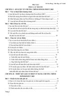 Thiết kế bài giảng bằng PowerPoint 2003 (phần1)