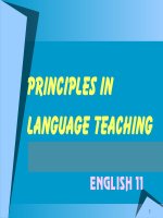 Tài liệu tập huấn tiếng anh hè 2009