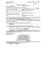 Kiểm tra TLV - 15 phút - Kì I