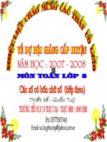 Các số có bốn chữ số