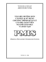 PHẦN MỀM QUẢN LÝ CÁN BỘ - GIÁO VIÊN