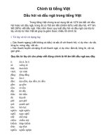 DẤU HỎI VÀ DẤU NGÃ TRONG TIẾNG VIỆT