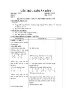 giáo án mẫu lớp 5